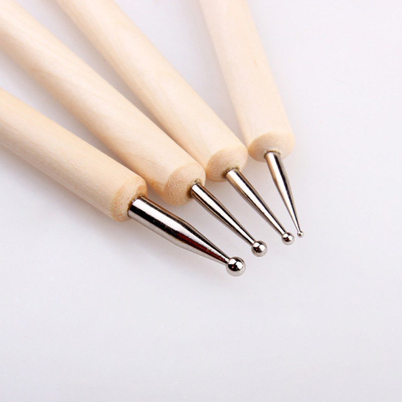 4 typer leire keramikk verktøy modellering små figurer pakke med polymer keramikk skulptur verktøy