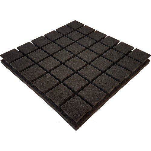 Center Acoustic Acoustic Square Songe 5 cm Black 49 x 49 cm