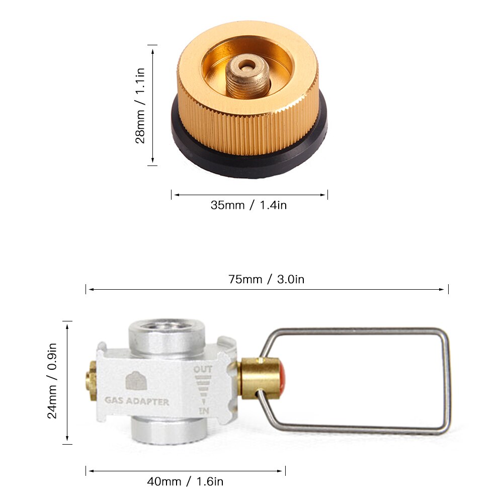 Gas Saver Plus Gas Convertor Shifter Refill Flat Tank Conversion Adapter Camping Gas Adaptor Valve