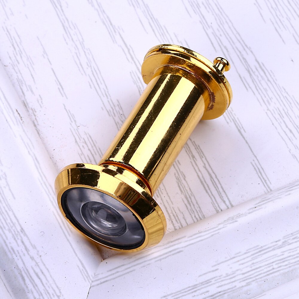 5-Pack 220 Degree Door Peephole Viewer Set With Drill Bit - Zinc Alloy Security Peepholes For 1.5-2.4 Inch Doors