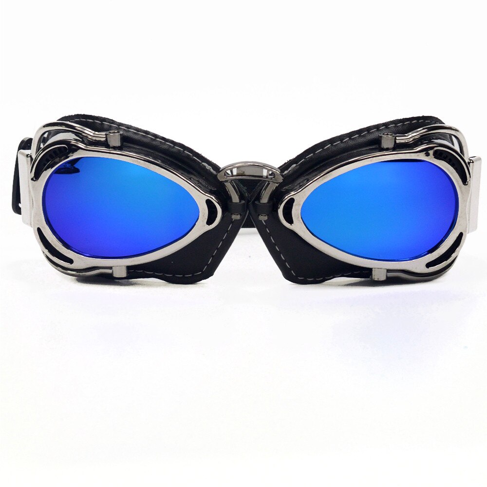 Gafas de motociclista para hombre, lentes de protección para casco de motocicleta, 6 colores, Retro, Vintage, para Harley, Bobber, Chopper