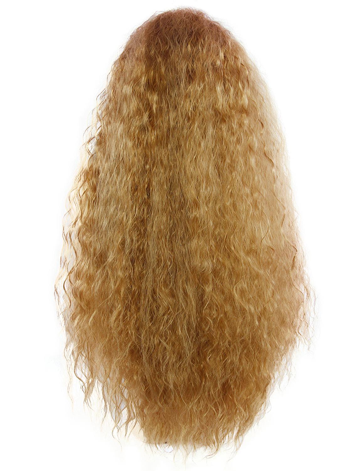 Long afro wigs for black women synthetic lace front wigs fluffy hair bohemian curly hair wig cosplay