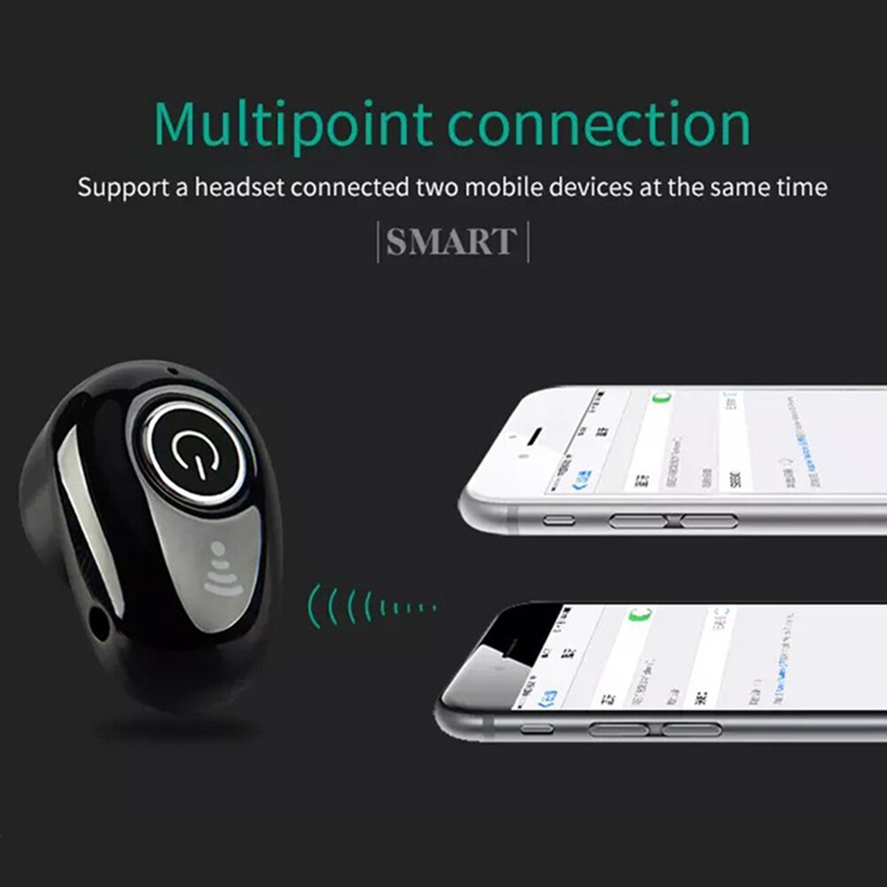 V4.1 S650 Mini Bluetooth Esportes Fone de Ouvido In-Ear Sem Fio Hands-Free Stereo Música Fones de Ouvido Fone de Ouvido Com Microfone Invisível