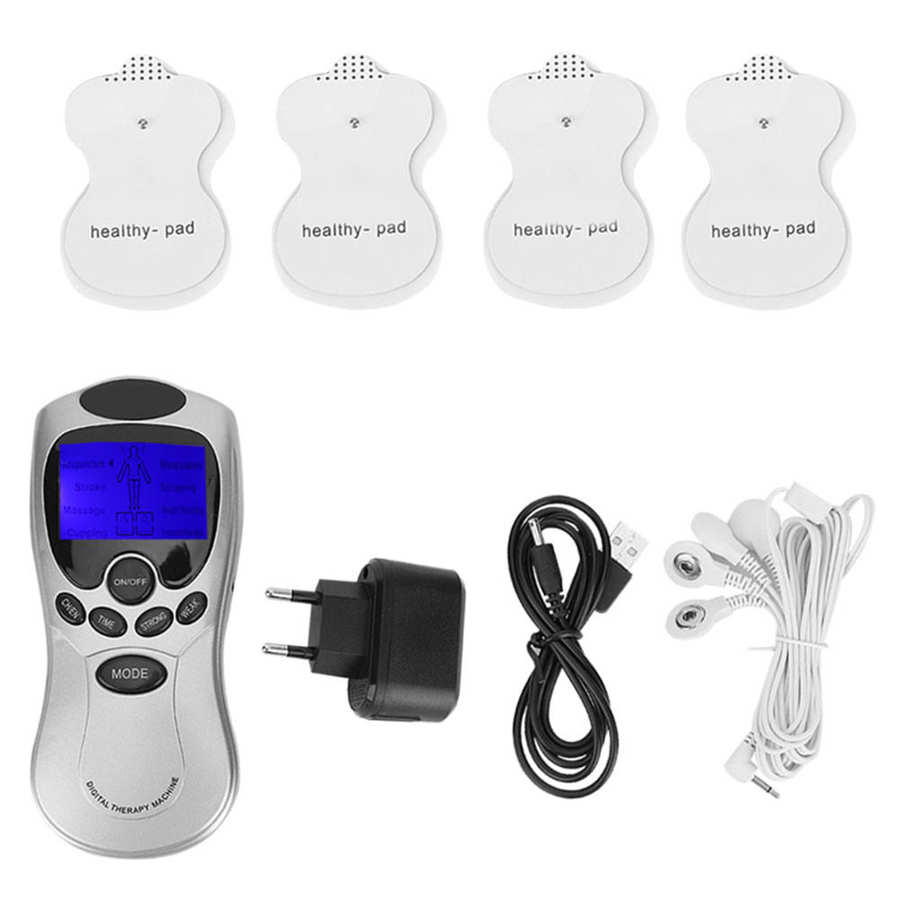 Body Massager Digital Pulse Body Massager Spierstimulator Met Lcd Backlight Scherm Therapie Machine Eu 220V Spier Stimulator