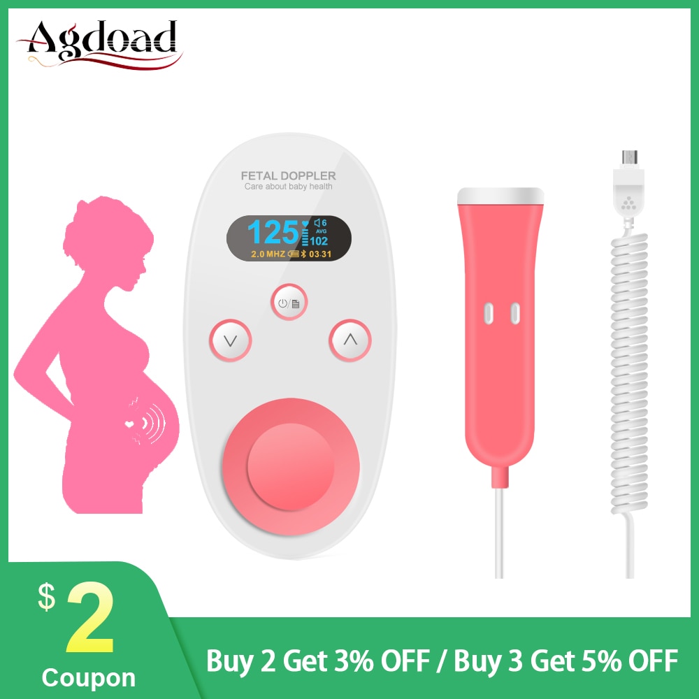 Fetal Doppler Ultrasound Baby Heartbeat Detector P... Grandado