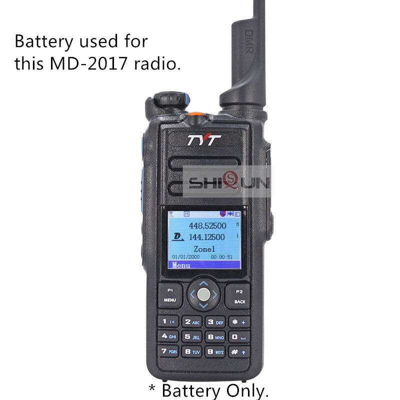 TYT 7,4 V 2200mAh Li-Ion Akku Für TYT DMR MD Kompatibel mit RT82 V Batterie Digitale Radio MD lithium-Batterie