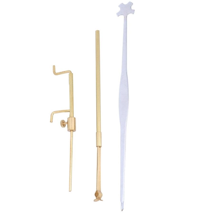Viool Reparatie Set Geluid Kolom Klem Haak Kant Remklauw Luthier Gereedschap Viool Geluid Post Gauge Viool Accessoires
