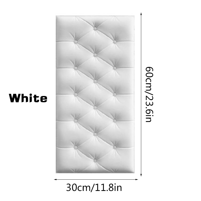 Anti-collision auto-adhésif tatami mur tête de lit doux 3D autocollant mural fond décor enfants chambre crash dos coussin