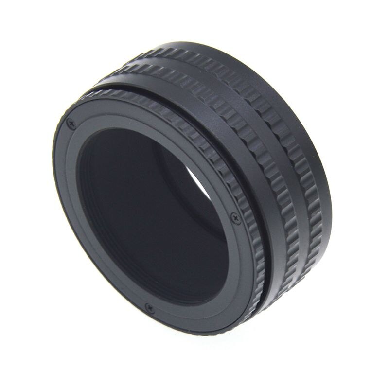 Adaptador de tubo Macro helicoidal de enfoque ajustable de lente de montaje M42 a M42 25-55mm