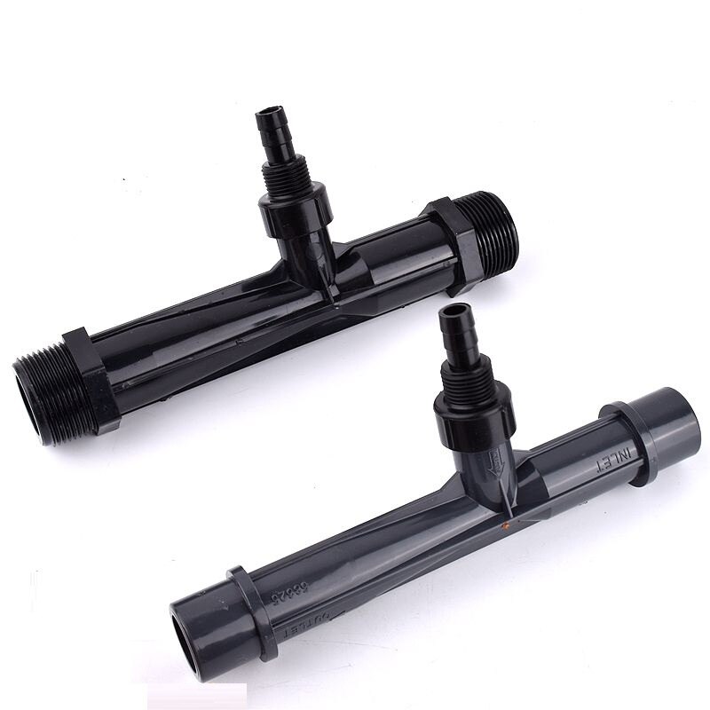 1PC UPVC Wasser Auswerfer Venturi Gas-flüssigkeit Rührgerät Dünger Applikator Aquarium Aquarium Garten Bewässerung Wasser Rohr Armaturen