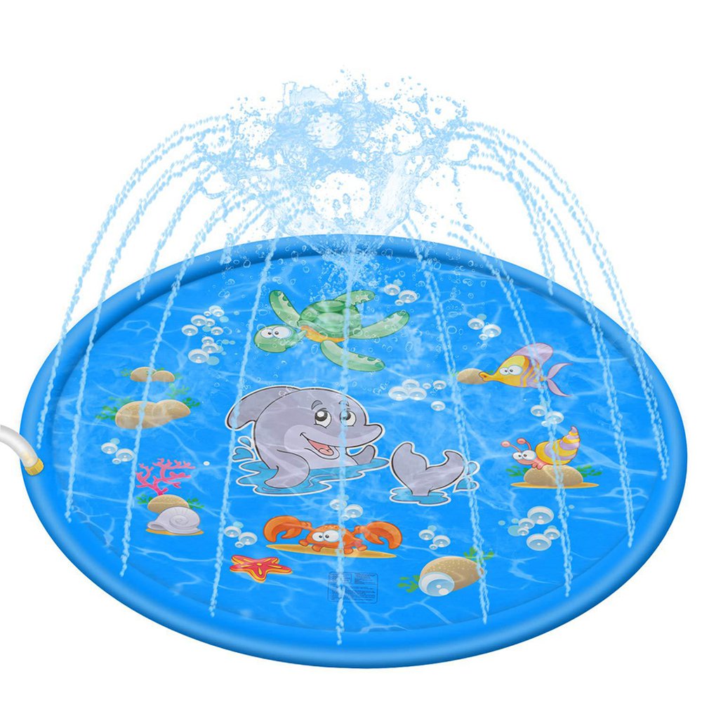 Estera de juego con rociador de agua, alfombra rociadora de Pvc para cultivo de interés, almohadilla rociadora de agua para niños, almohadilla de agua para césped
