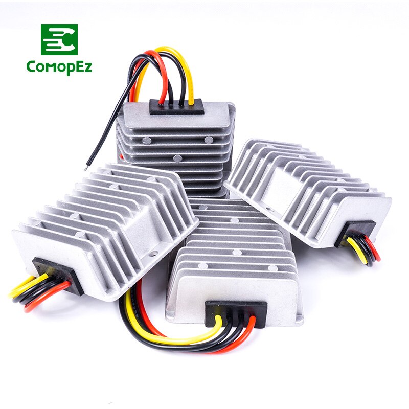 Spänningsomvandlare regulator dc /dc 48v steg ner  to 24v 5 a 10 a 15 a 20 a 22a vattentät spänningsreducerare för golfbils kraftmodul och