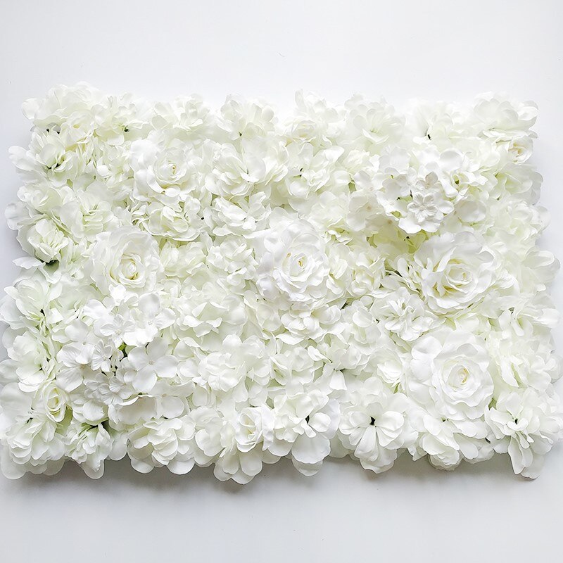 40 x 60cm silke rose blomster væg bryllup dekoration baggrund champagne kunstig blomst blomster væg romantisk bryllup indretning: Som foto 13