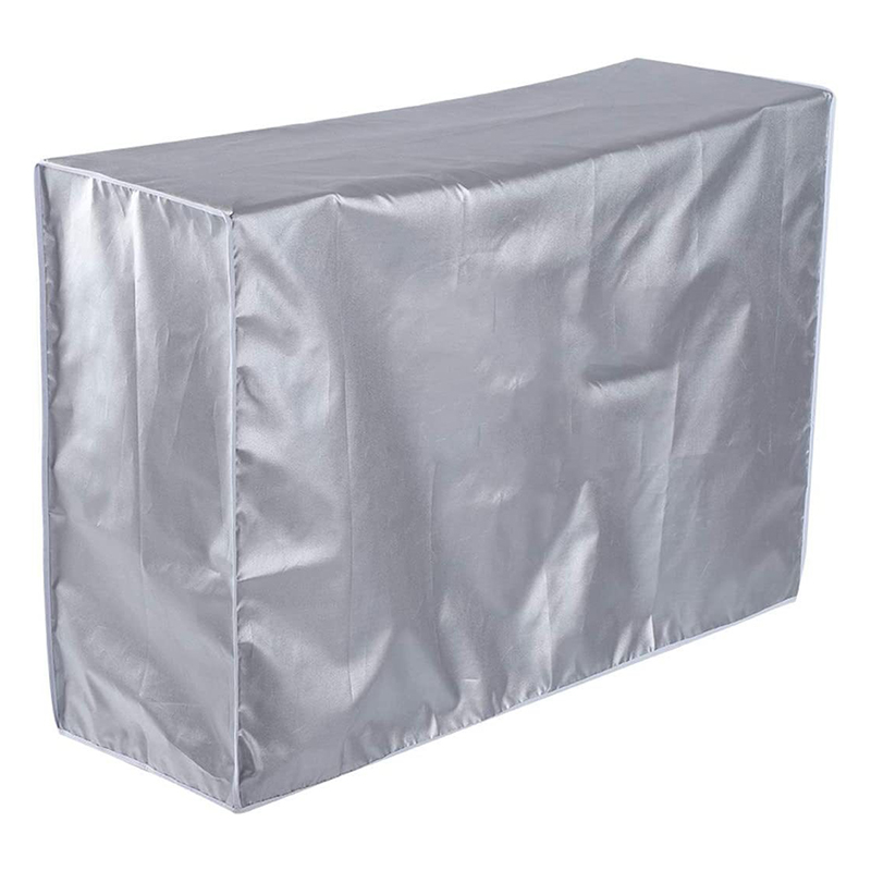 Air Conditioner Outer Cover Sunproof Rainproof Dustproof Outdoor Air Conditioning Cover Rainproof Anti Dust Snow Cleaning Bag: light green / 190*200cm