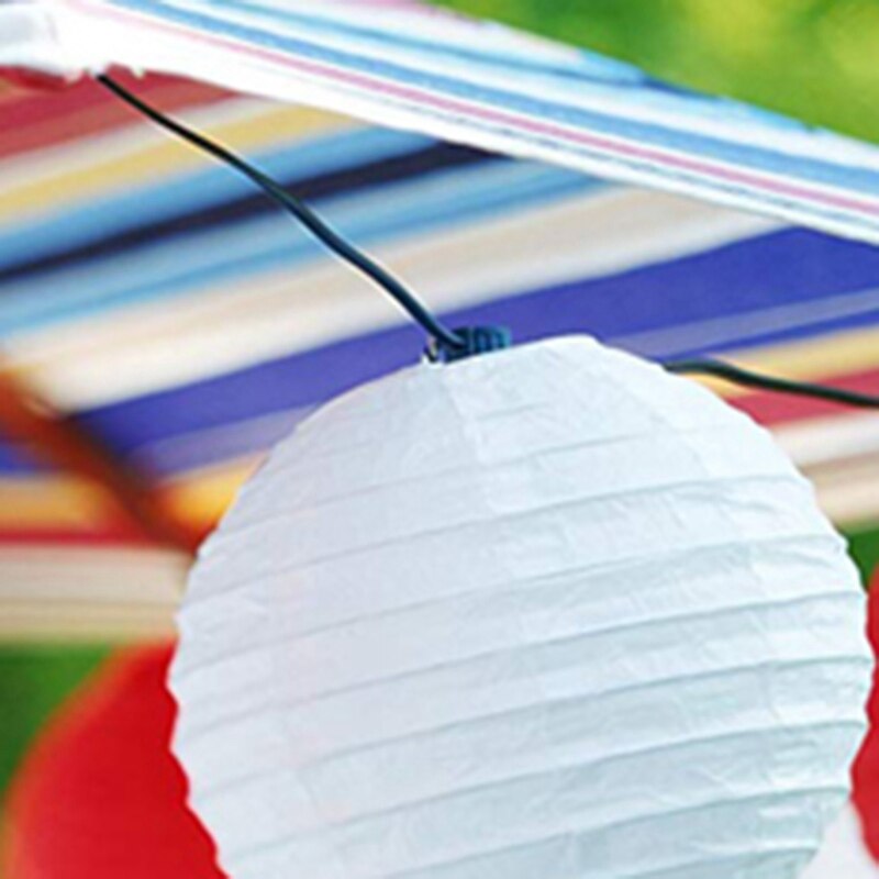 30 Pcs 4 inch-12 inch White Paper Lantern Chinese Lanterne Papier Lampion Wedding Party Halloween Christmas Event Hanging Decor