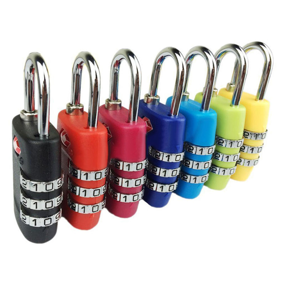 3 Dial Digit Nummer Combinatie Wachtwoord Lock Travel Beveiliging Beschermen Locker Reizen Lock Voor Bagage/Tas/rugzak/Lade