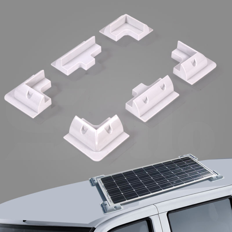 6pcs/set Frame Solar Module Corner Mounting Bracket kit Motorhome Caravan RV Boat Solar Panel Stand