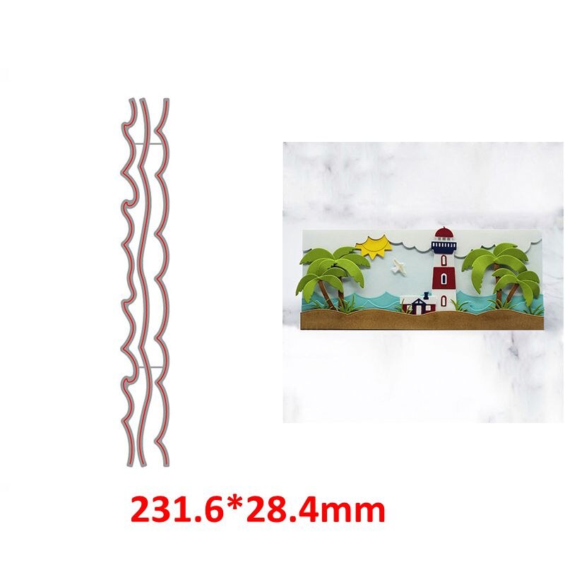 Slimline Metal Cutting Dies Set Stitched Rectangle Scallop Scale Round Irregular Geometry Lawn Architecture Border Frame: 10