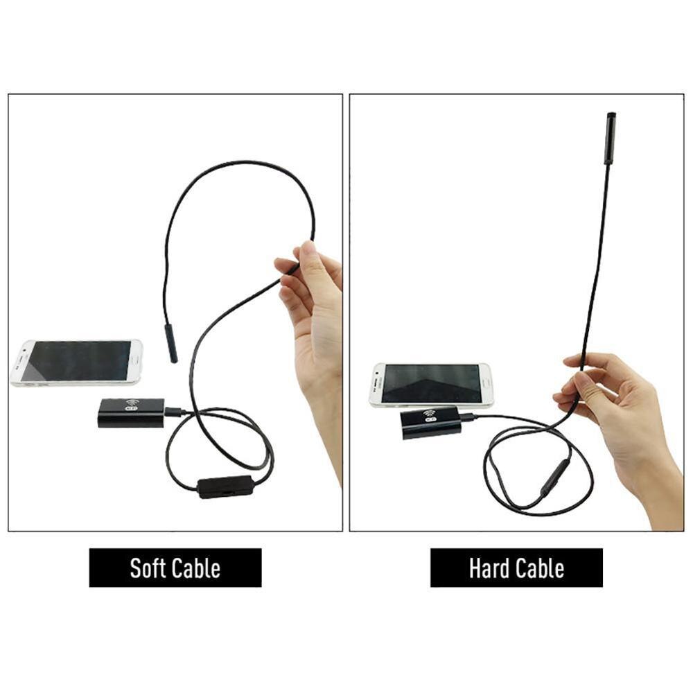 8.0mm wifi endoscope camera work with android & ios