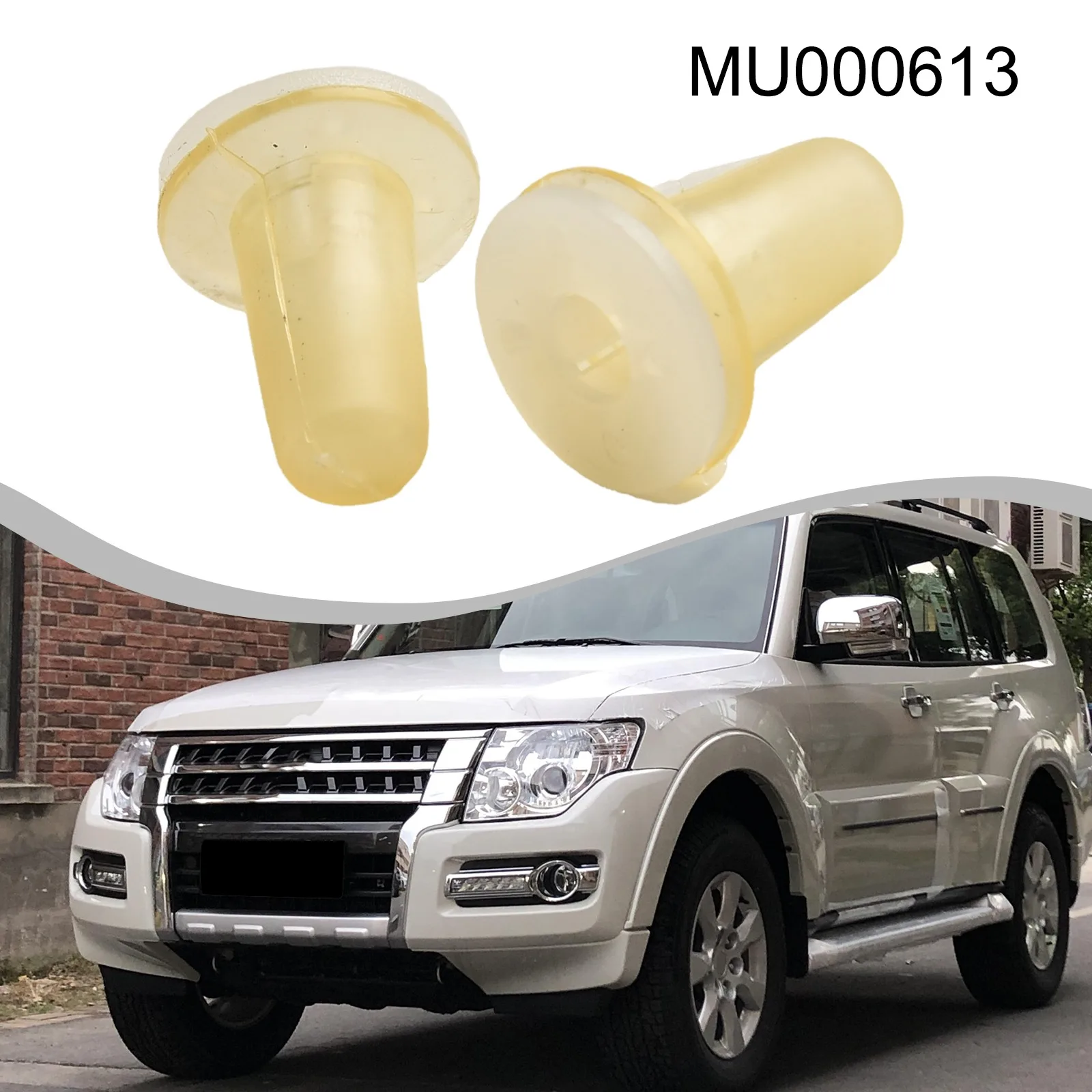 2szt Klamra tylnego światła samochodowego Gumowy klips Do Mitsubishi Do Pajero Montero V93 V97 Do Mitsubishi Plastikowa stała klamra