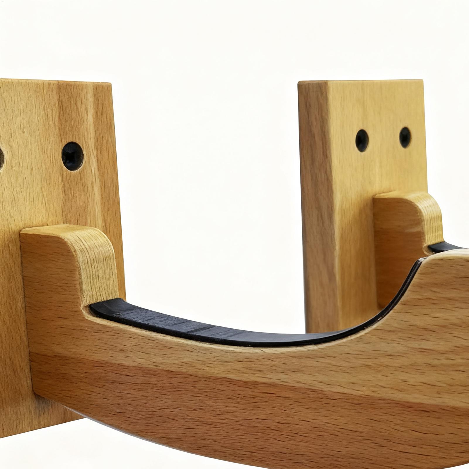 Väggmonterad surfbrädeställ i trä för skid- och snowboardförvaring för inomhus- och utomhusgarage, uteplats och strandhus