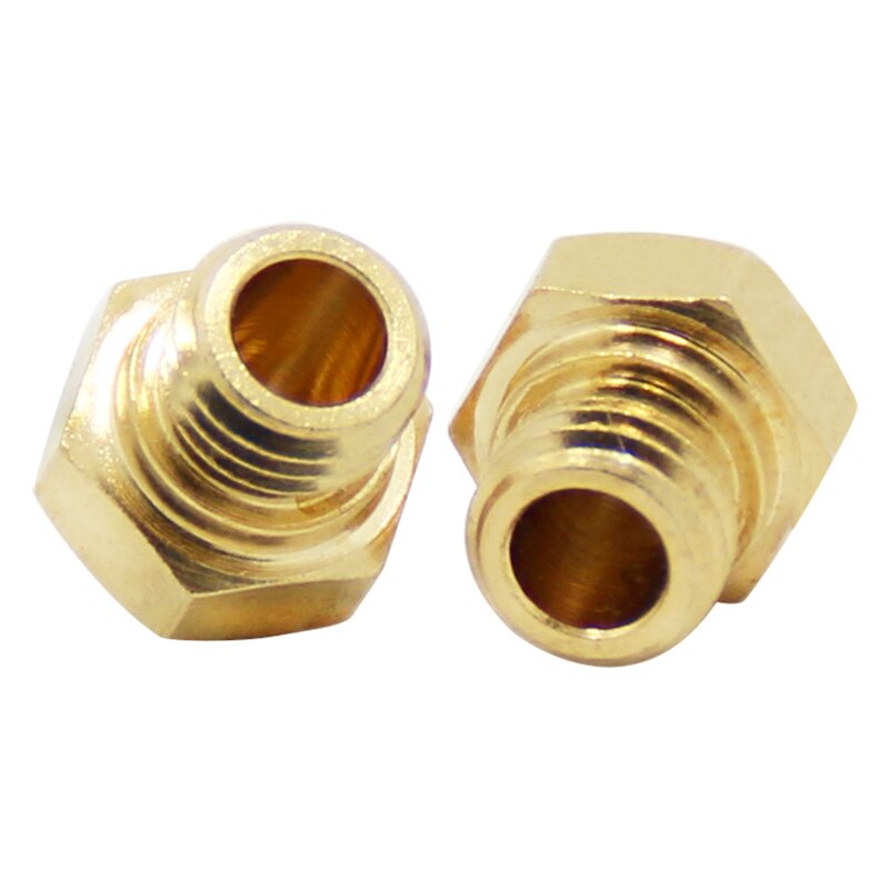MK10 Nozzle 0.2/0.3/0.4/0.5/0.6/0.8/1.0mm e3d printer accessories extruder remote extrusion head brass nozzle stainless steel