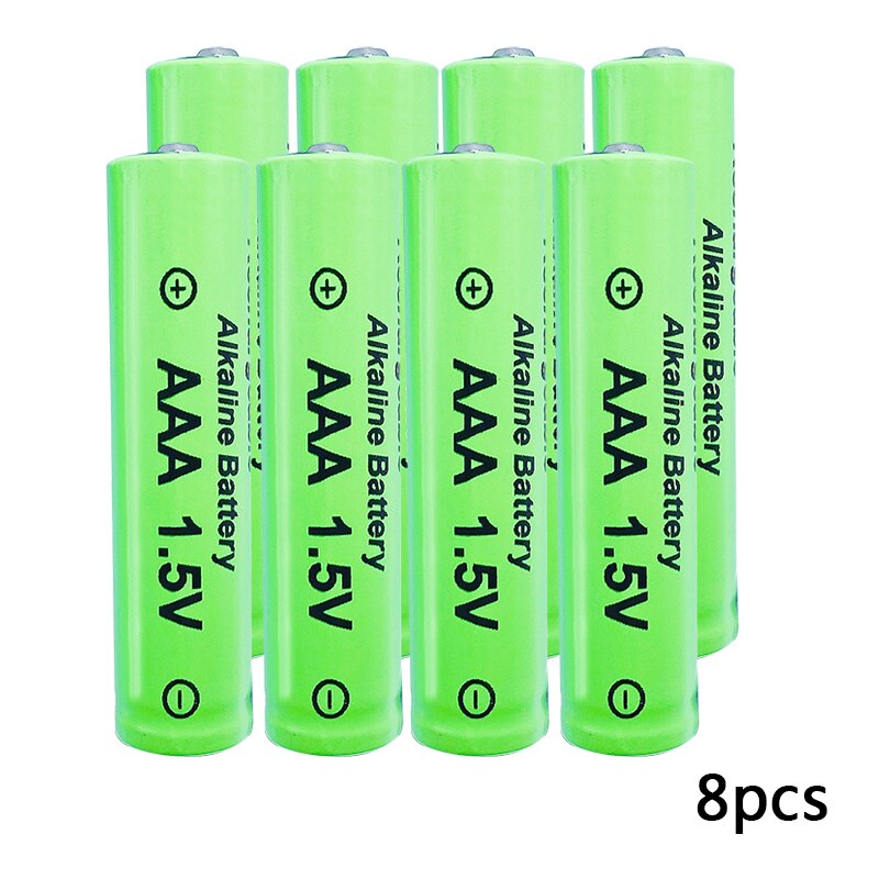 AAA battery 3000mAh 1.5V alkaline AAA rechargeable battery for remote control toy light battery high capacity Long endurance: 8pcs
