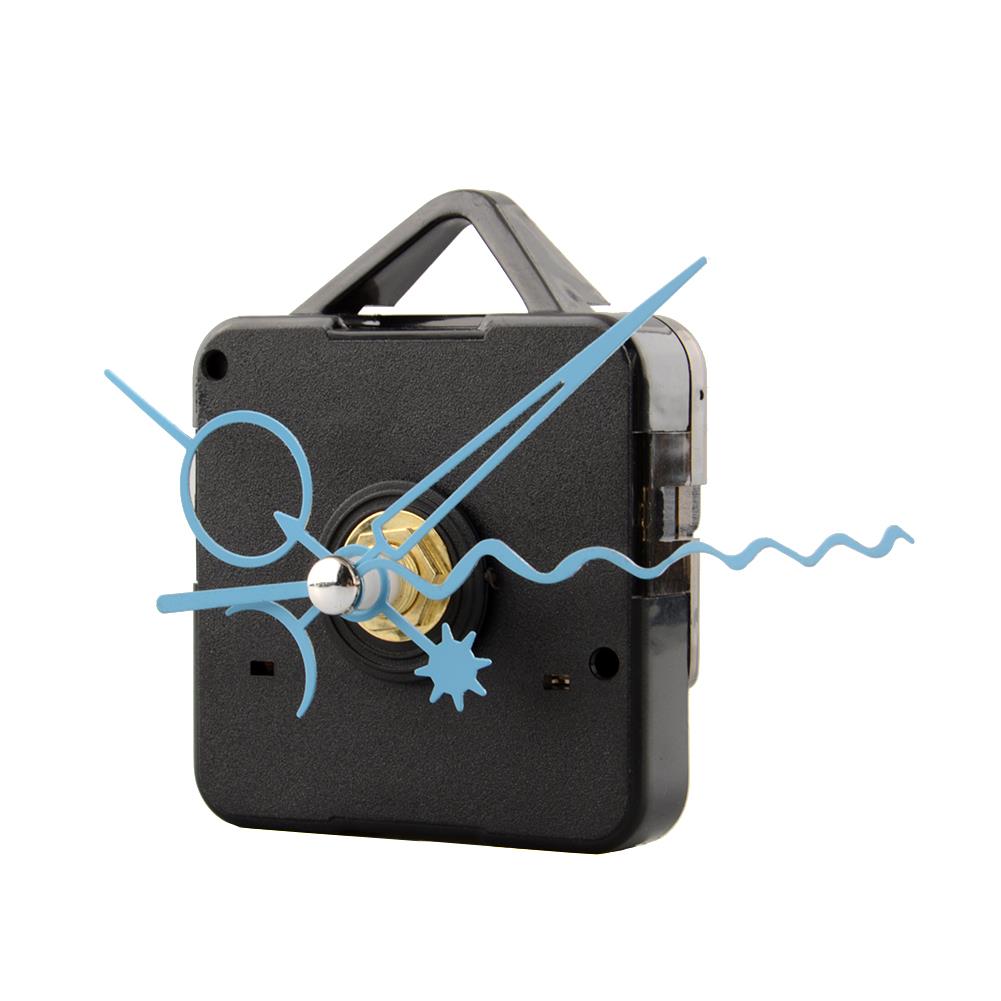 Silent Clock Quartz Movement Mechanism Blue Hand Replacement Part