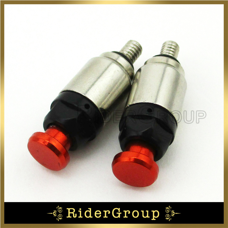 M4 x 0.7mm Orange Air Bleeder Valves For 43mm 48mm KTM WP Front Fork SX XC EXC 125 150 200 250 300 350 400 450