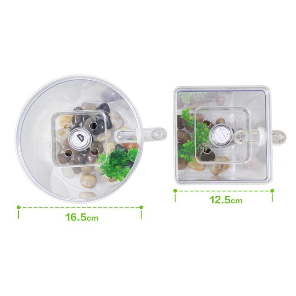 Self Cleaning Plastic Fish Tank Desktop Aquarium Betta Fishbowl for Office Home Decor Pet Accessories Tool