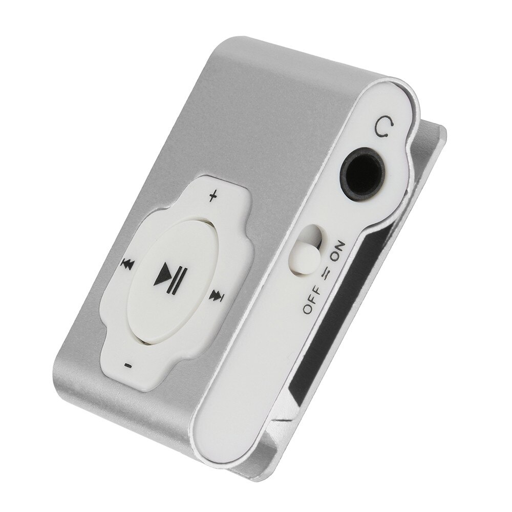 Spedizione gratuita CARPRIE mini lettore Mp3 Usb portatile supporto micro Sd Tf carta 32gb sport musica media mp3 caratteristiche Radio fm usb: argento 