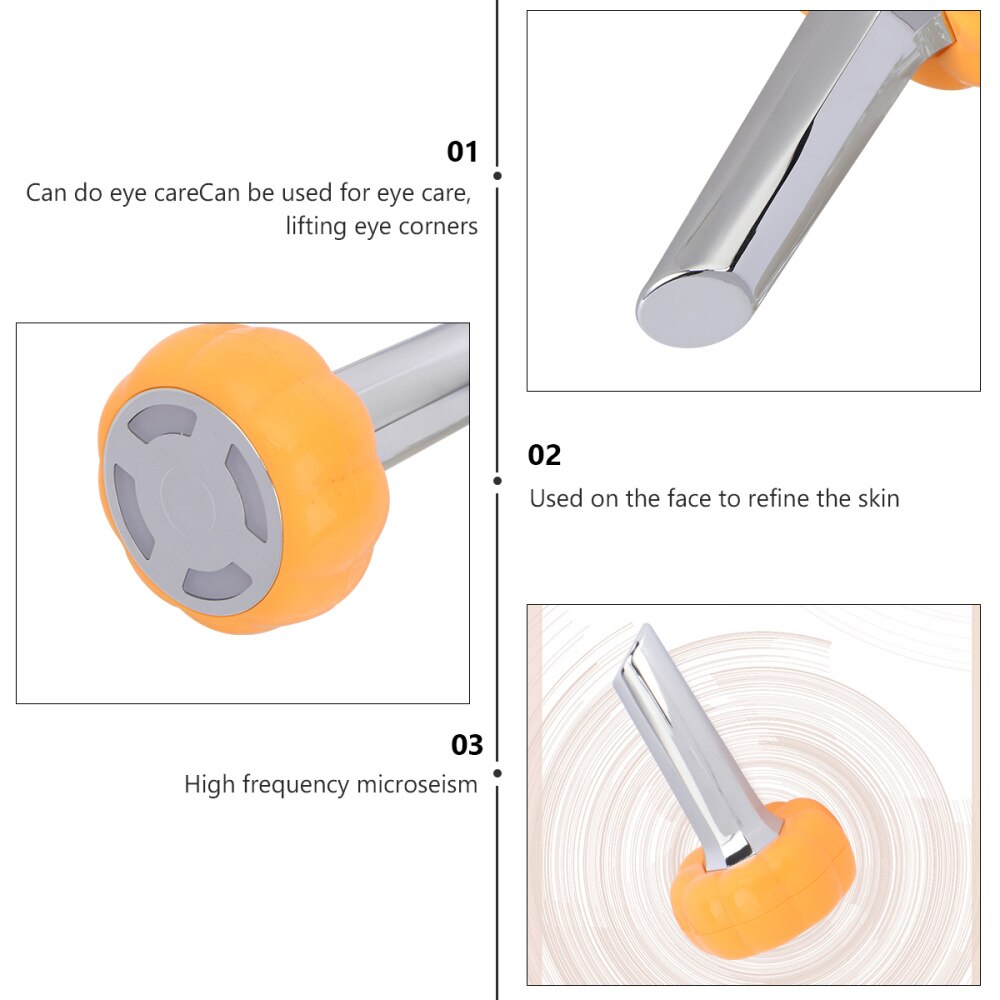 Portable Pumpkin Beauty Apparatus Facial Skin Care Tool Micro Current Beauty Apparatus Magnetic Ion-induced Beauty Instrument (