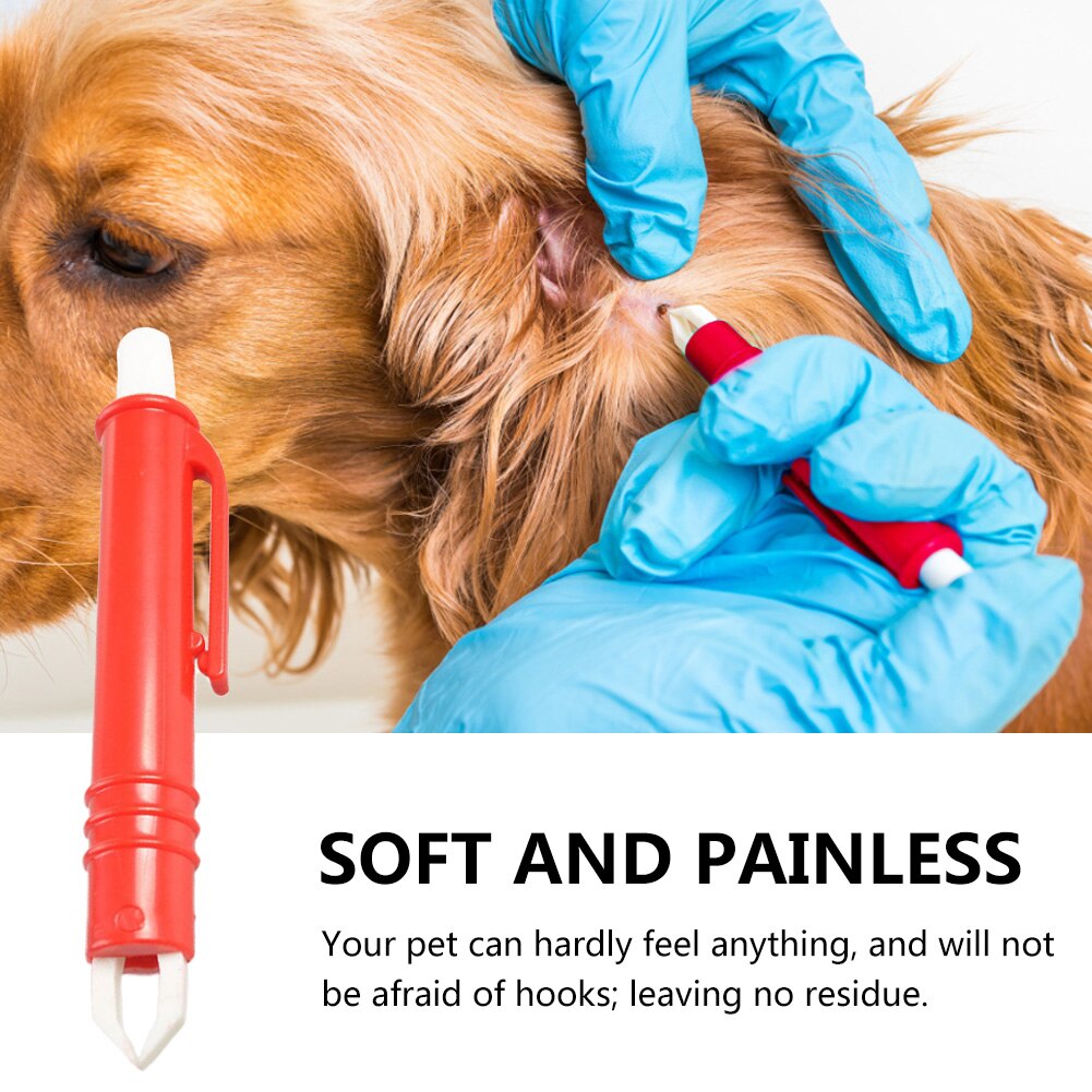 Juego de Herramientas para quitar garrapatas, gancho de garrapatas, abrazadera de doble cabeza de acero inoxidable, pinzas para garrapatas de para perros y gatos, peine para pulgas, 6 uds.