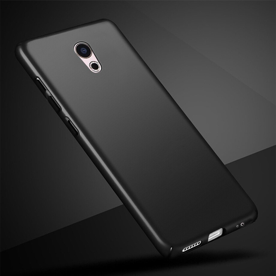 100% Originale Caso di Abitazioni di lusso per Meizu Pro 6 per Meizu Pro 6 S Del Telefono Custodie dura del PC glassata di della copertura PER IL Meizu PRO6 PRO 6 s: For Meizu Pro 6s / Black