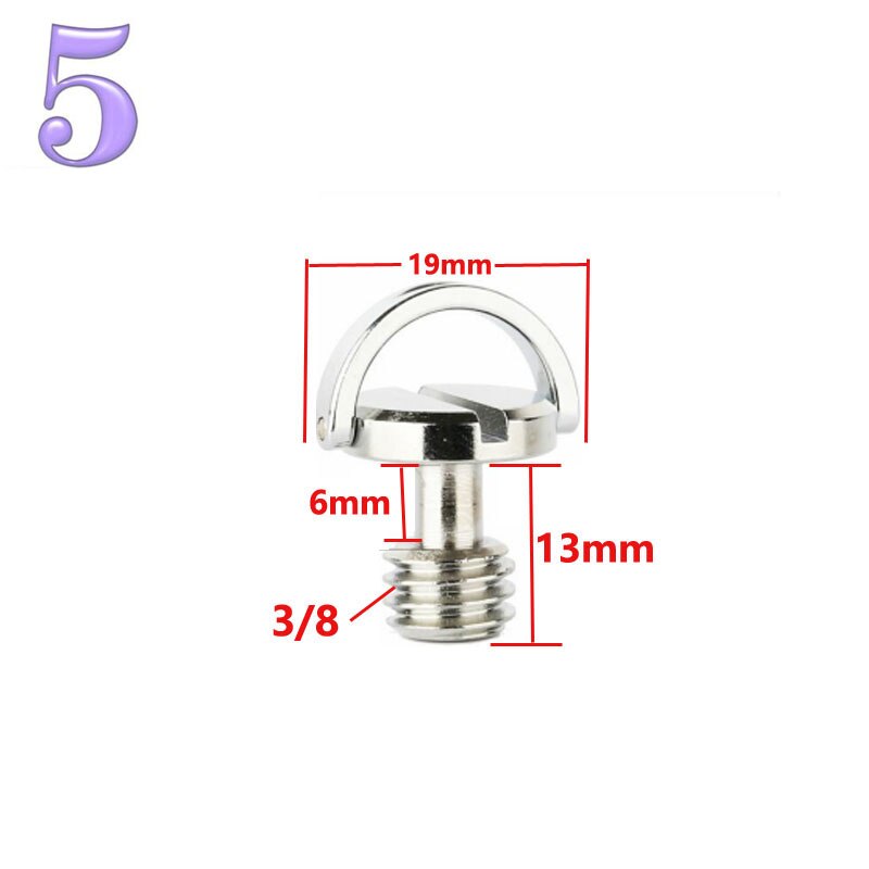 1/4" to 3/8" Male to Female Thread Screw Mount Adapter Tripod Plate Screw mount for Camera Flash Tripod Light Stand: 5