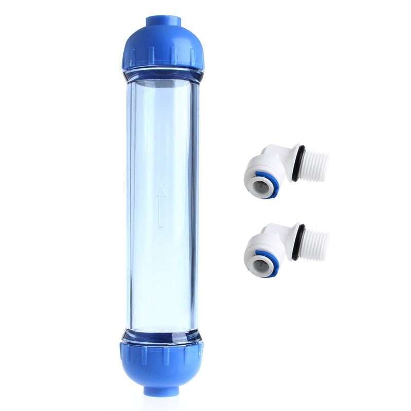 Water Filter Behuizing Diy Vullen T33 Shell Filter Buis Transparant Omgekeerde Osmose U1JE