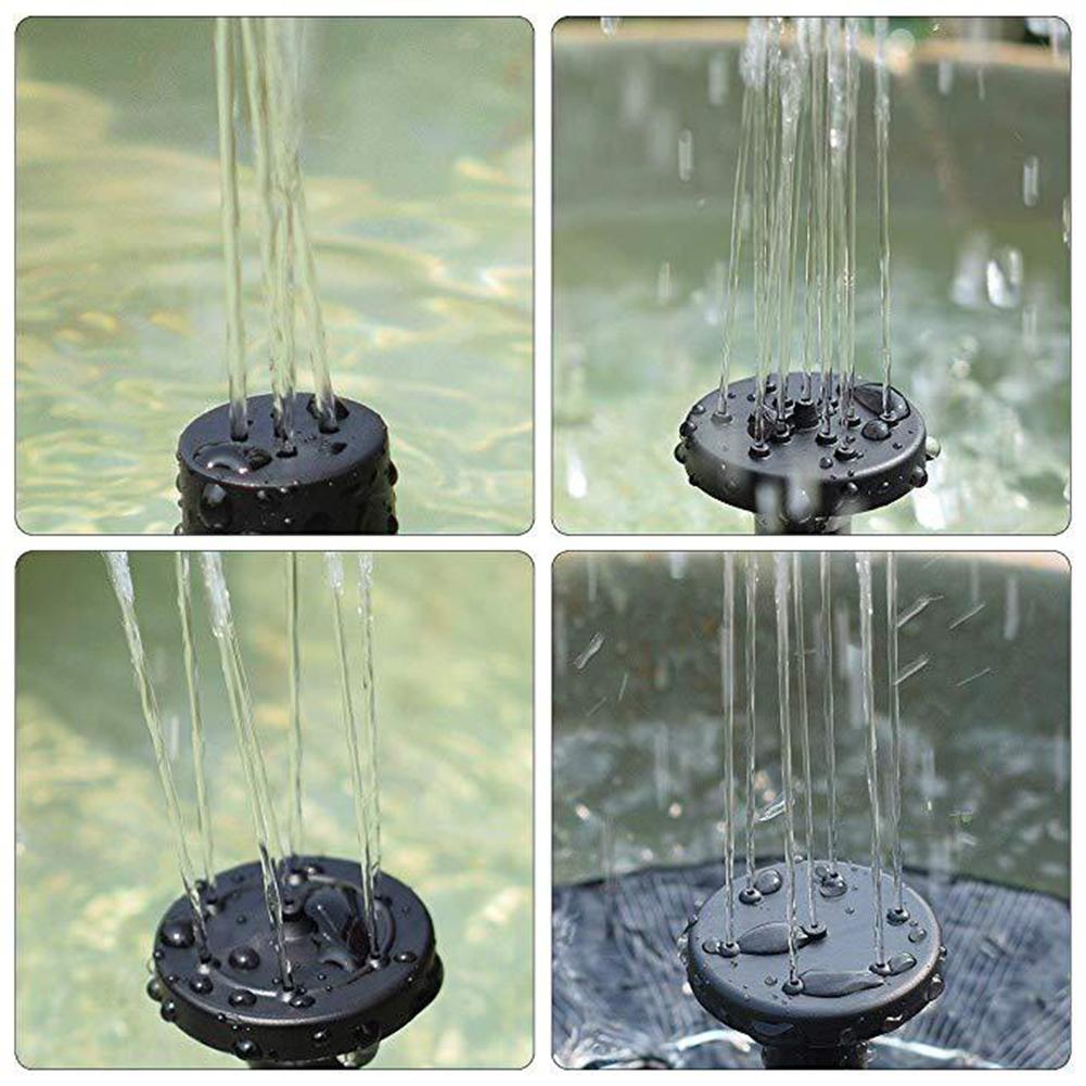 Soldrevet vandpumpepanelsæt lotusblad flydende vand springvandspumpe pool pumpe havedam nedsænkelige vandingspumper
