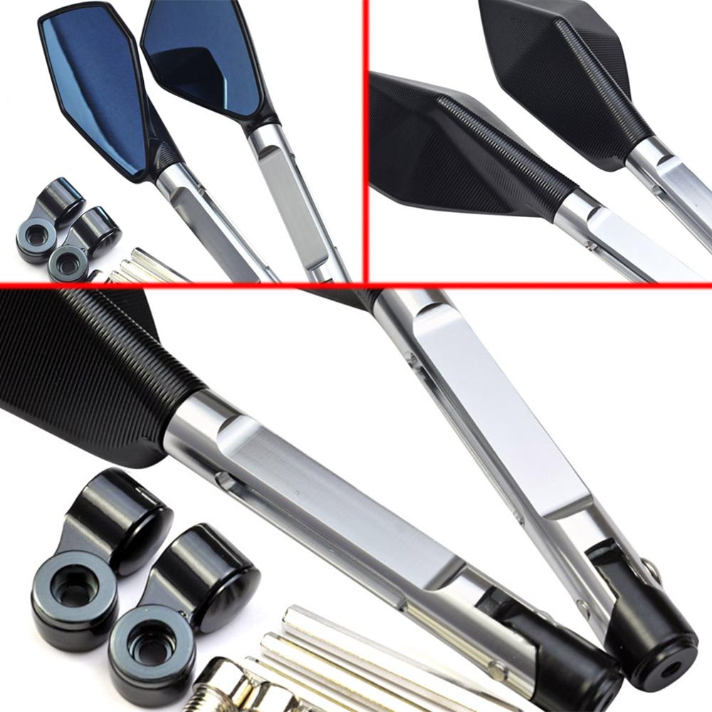 Motocykl CNC regulowane duże lusterko wsteczne składane lusterka boczne dla HONDA PCX 150 125 Forsa KAWASAKI SUZUKI YAMAHA DUCATI