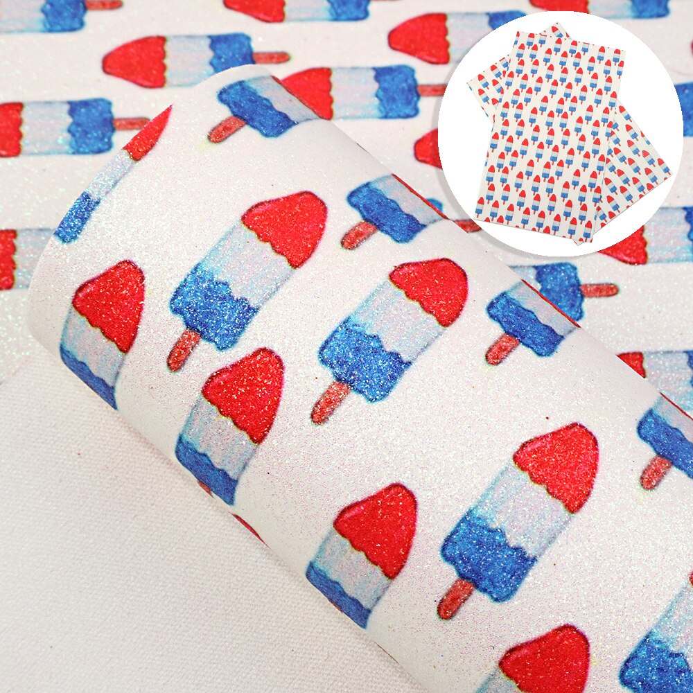Tela de vinilo con estampado de limones finos y falsa purpurina Tela de cuero a rayas de 20*34cm para lazos, materiales DIY, funda de teléfono tipo billetera, 1Yc10638: 1101754007