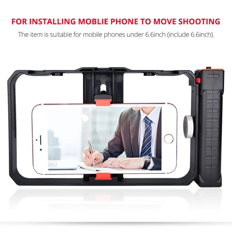 Video Camera Cage Stabilizer Film Making Rig for Cell Phone Handheld Bracket DQ