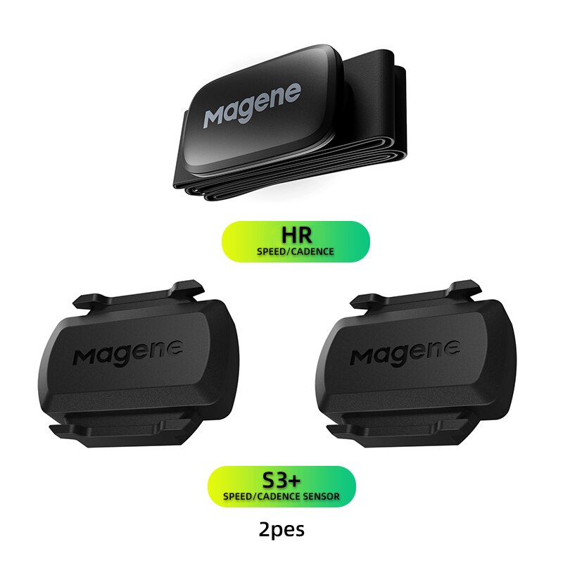 Magene Sensors Cycling S3+ HR ANT+ USB Dual Mode Speed Cadence Heart Rate Sensor Bike Computer Bike Wahoo Garmin XOSS iGPSPORT: Group A