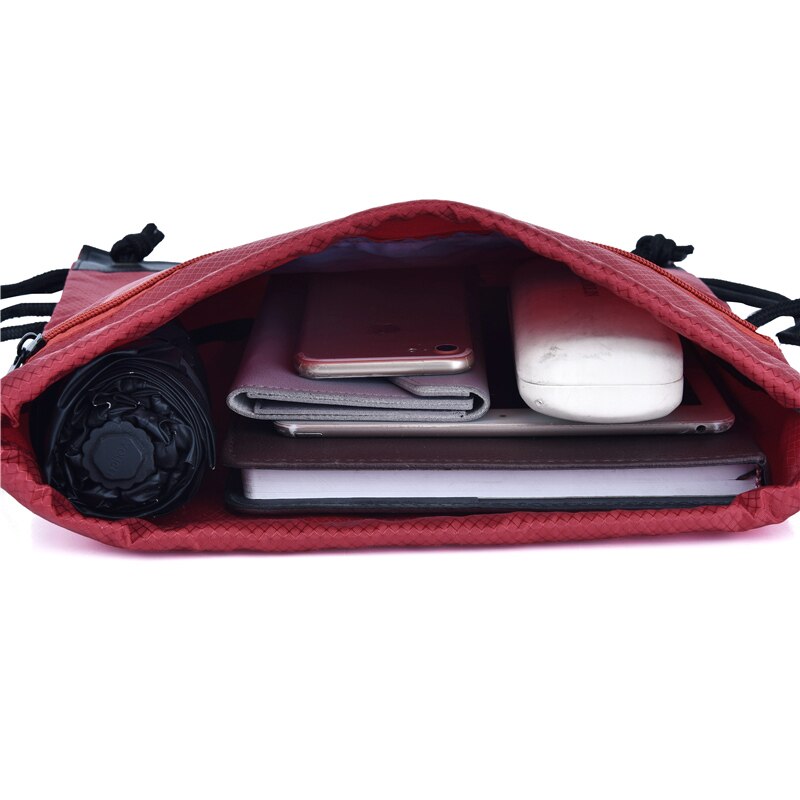 Trekkoord Rijden Rugzak Gym Kleding Schoenen Tas Waterdicht Grote Capaciteit Eco Vriendelijke Opvouwbare String Vrouwen Boodschappentas