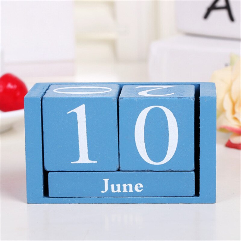Jahrgang Kalender Holz Advent Tisch Schreibtisch Kalender Holz Block Hobel dauerhaft Schreibtisch Organizer Büro Liefert
