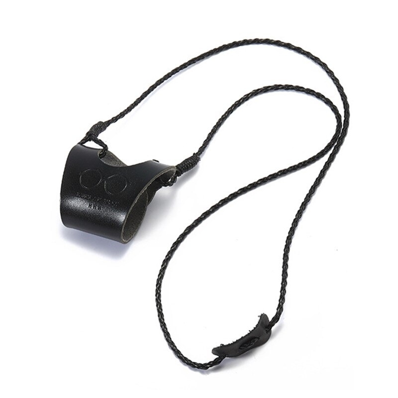 Hangende nekclip brillen tassen dames heren draagbare etui leren brillenkoord schattige beschermhoes