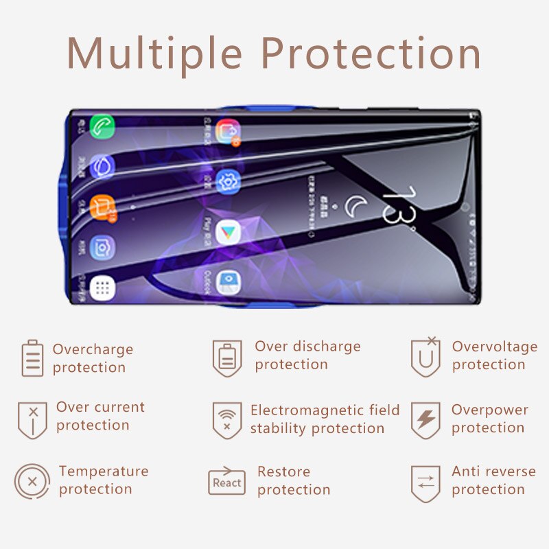 External Power Bank Charging Cover For Note 10 Portable Smart Battery Case For Samsung Galaxy Note 10 Plus Battery Charger Case