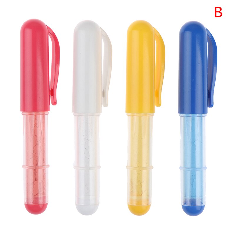 1PCS Chalk Wheel Pen Fabric Marker Pen Sewing Tailor's Chalk Pencils Garment Cut-free Pencil Sewing Chalk For Patchwork: B  random color