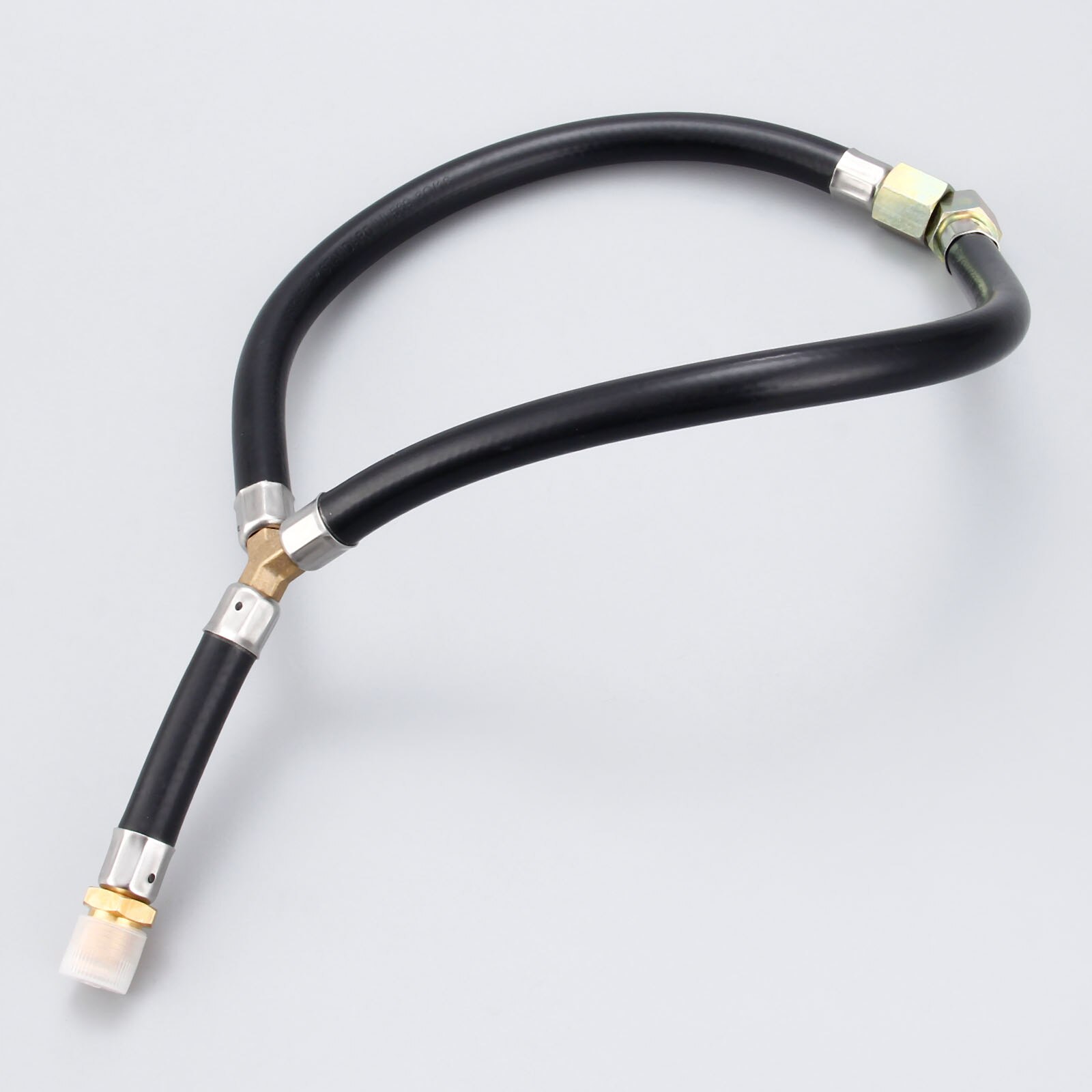 Propane Y Splitter Connection Pipe 3/8 Inch Flare Gas Barbecue GRILL Connection Pipe Y Splitter Inlet Pipe For BBQ Stove