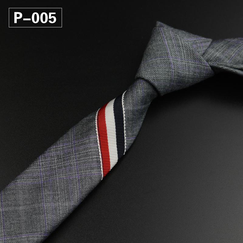 Novo 5cm laços para o homem clássico listra sólido algodão vintage gravata negócios festa de casamento gravatas festa jacquard laços para o homem: 005