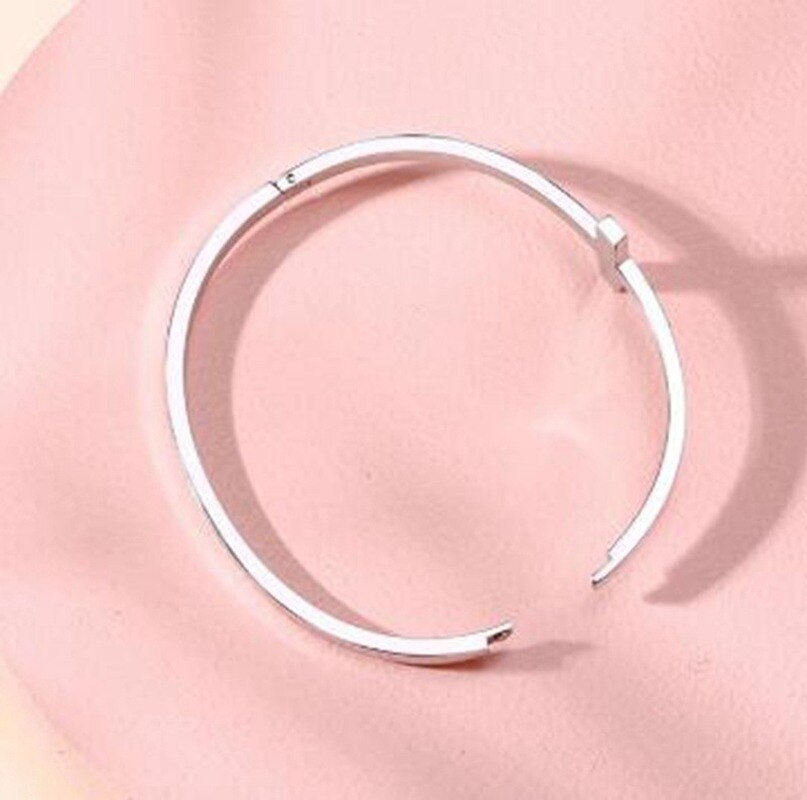 Brazalete de Metal de con cristales brillantes cruzados, , , boda