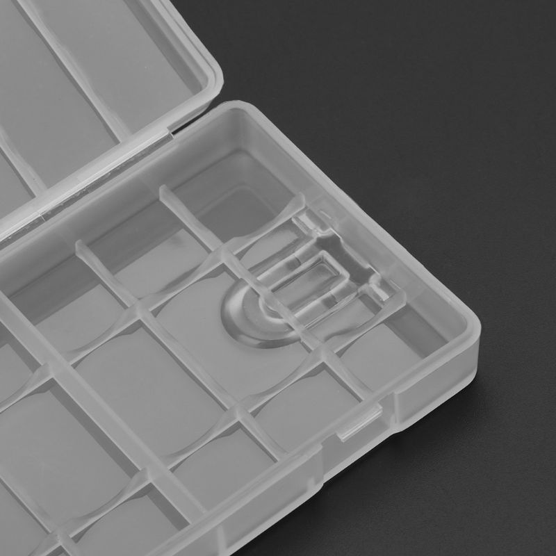 Hard Plastic Transparante Opbergdoos Case Cover Houder Voor Aa/Aaa Batterij